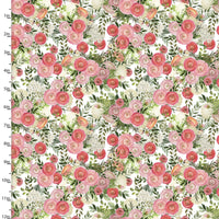 3 Wishes Fabrics - White Cottage Farm - Cottage Floral