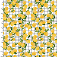 3 Wishes Fabrics - White Cottage Farm - Trailing Lemons