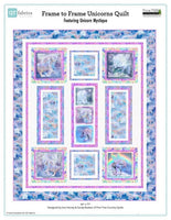 QT Fabrics - Frame to Frame Unicorns Quilt Kit