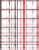 Wilmington Prints - Happy Hearts - Plaid White