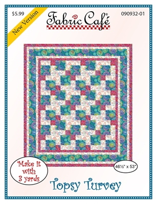 Fabric Cafe - Quilt Pattern - Topsy Turvey