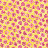 Blank Quilting - Whimsy Daisical II - Tossed Daisies Yellow