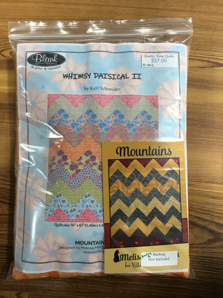 Whimsy Daisical II Mountains Quilt Kit