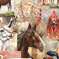 Clothworks - Farm Life - Digital Collage Multi