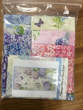 Hydrangea Mist Throw Quilt Kit