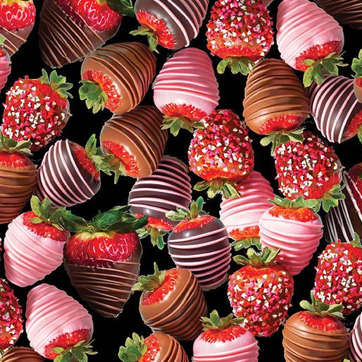 Benatex - True Romance - Chocolate Dipped Strawberry Black