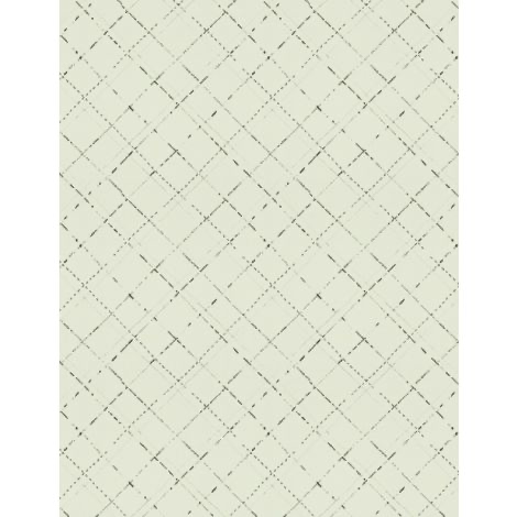 Wilmington Prints - Au Naturel - Diagonal Plaid Green