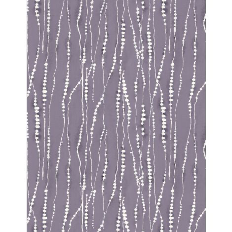 Wilmington Prints - Au Naturel - Dotted Stripe Purple