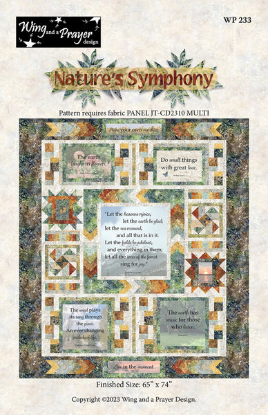 PS67 - Wing & a Prayer Design - Nature’s Symphony Pattern