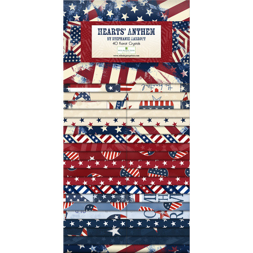 PS87 - Wilmington Prints - Hearts’ Anthem 2 1/2” Jelly Roll