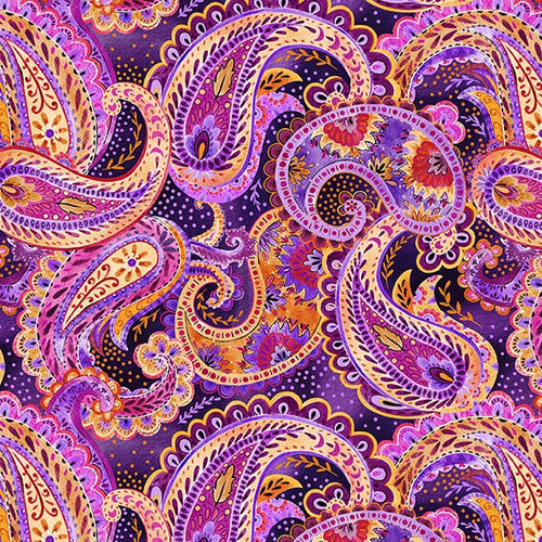 Blank Quilting - Petra - Paisley Purple