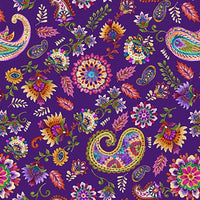 Blank Quilting - Petra - Paisley with Medallion Purple