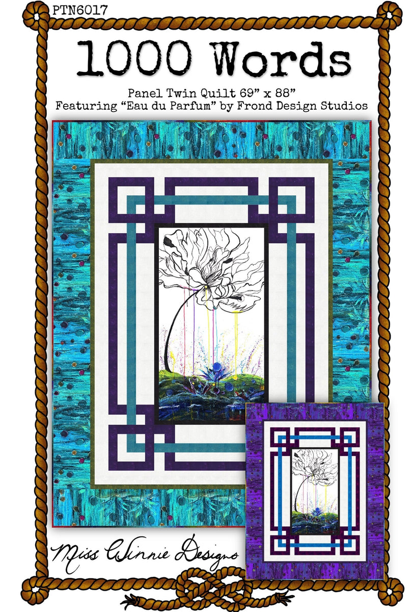 Miss Winnie Designs - 1000 Words Pattern – Quality Time Quilts & Fabrics