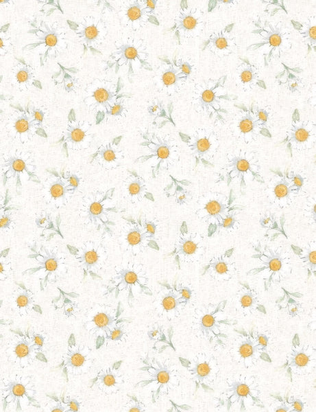 Wilmington Prints - Daisy Days - Daisies Cream