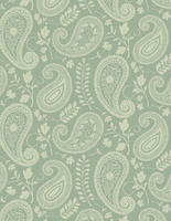 Wilmington Prints - Daisy Days - Paisley Green