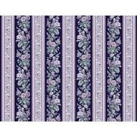 Wilmington Prints - Purple Majesty - Repeating Stripe Multi
