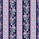 Wilmington Prints - Purple Majesty - Repeating Stripe Multi