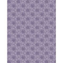 Wilmington Prints - Purple Majesty - Leafy Springs Purple