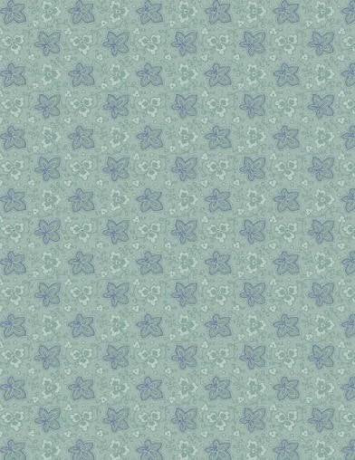 Wilmington Prints - Purple Majesty - Leafy Springs Green