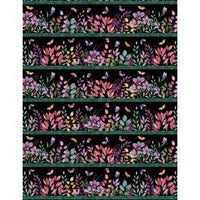 Wilmington Prints - Botanical Magic - Repeating Stripe Multi