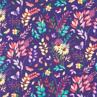 Wilmington Prints - Botanical Magic - Large Allover Purple