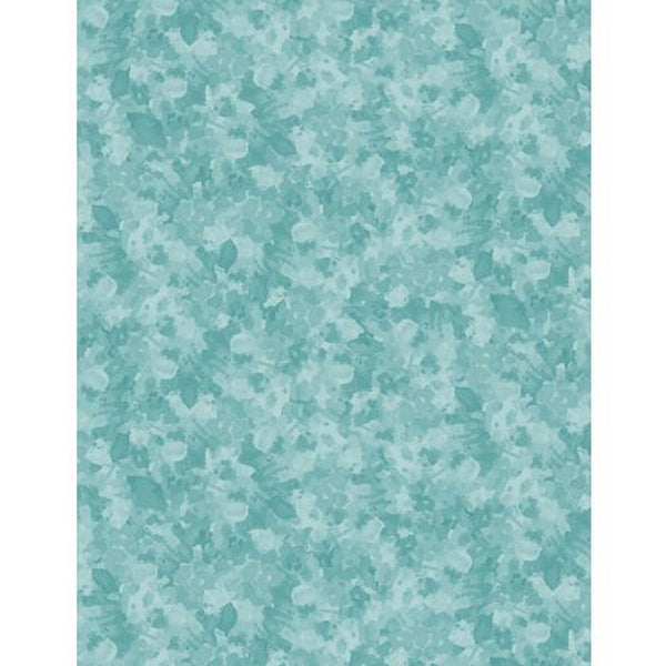 Wilmington Prints - Sunflower Sweet - Leaf Texture Teal