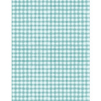 Wilmington Prints - Sunflower Sweet - Gingham Light Teal