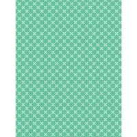 Wilmington Prints - Windsong Meadows - Diagonal Flowers Teal