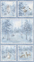 Wilmington Prints - Woodland Frost Panel