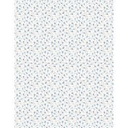 Wilmington Prints - Woodland Frost - Winter Berries White