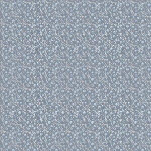 Wilmington Prints - Woodland Frost - Winter Berries Blue