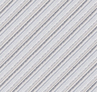 Wilmington Prints - Woodland Frost - Diagonal Stripe Blue