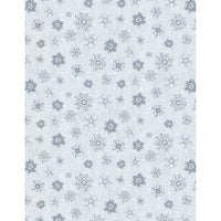 Wilmington Prints - Woodland Frost - Snowflakes Light Blue
