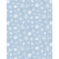 Wilmington Prints - Woodland Frost - Snowflakes Blue