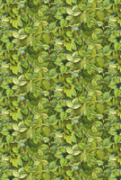 Wilmington Prints - Flowers of the Sun - Packed Leaves Green
