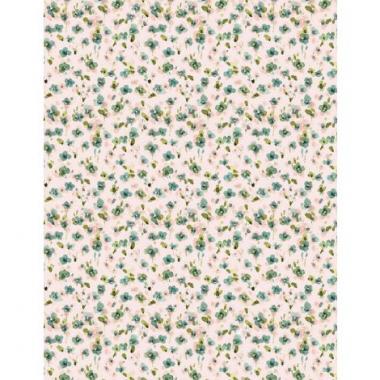 Wilmington Prints - Mint Crush - Floral Ditsy Pink