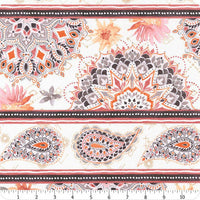 Wilmington Prints - Paisley Place - Repeating Stripe Multi