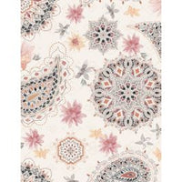 Wilmington Prints - Paisley Place - Paisley & Mandala Cream