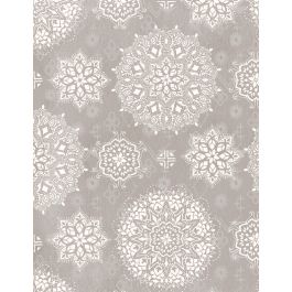 Wilmington Prints - Paisley Place - Mandalas Gray