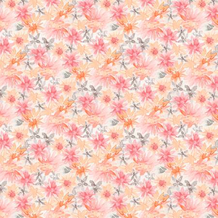 Wilmington Prints - Paisley Place - Packed Floral Multi