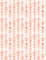 Wilmington Prints - Paisley Place - Stacked Triangles Cream
