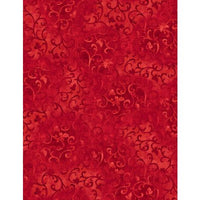Wilmington Prints - Essentials Scroll - Bright Red