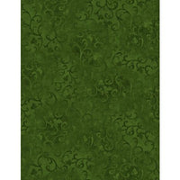 Wilmington Prints - Essentials Scroll - Very Dark Green