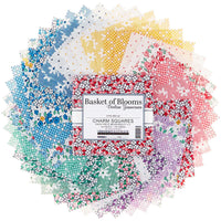 Robert Kaufman Fabrics - Baskets of Blooms - 10” Stacker