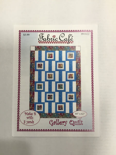 Fabric Cafe - Quilt Pattern - Gallery Quilt