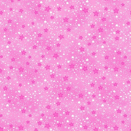 A.E. Nathan - Flannel - Comfy Prints Multi Stars Tonal Pink