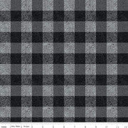 Riley Blake Fabrics - All About Plaids - Buffalo Check Black