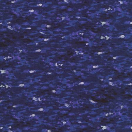 Robert Kaufman Fabrics - In The Moonlight - Water Evening with Metallic