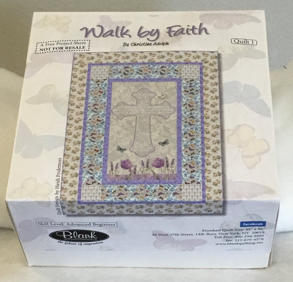 Boxed Quilt Kit - Walk By Faith Quilt 1