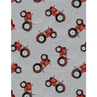 Wilmington Prints - Country Life - Tractor Toss Red